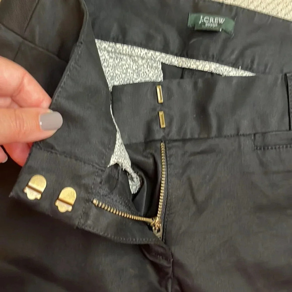 J. Crew City-Fit Madison Stretch Chino black Pants, size 0 short - Picture 13 of 17
